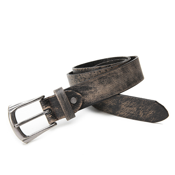 休闲时尚牛皮皮带 黑色